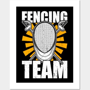 Fencing Posters and Art